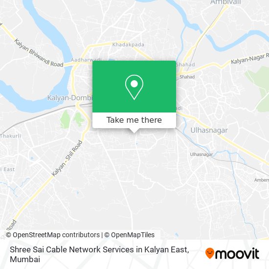 Shree Sai Cable Network Services in Kalyan East map