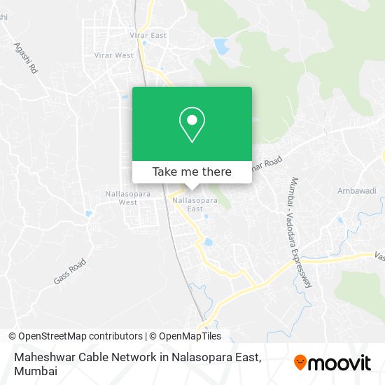 Maheshwar Cable Network in Nalasopara East map