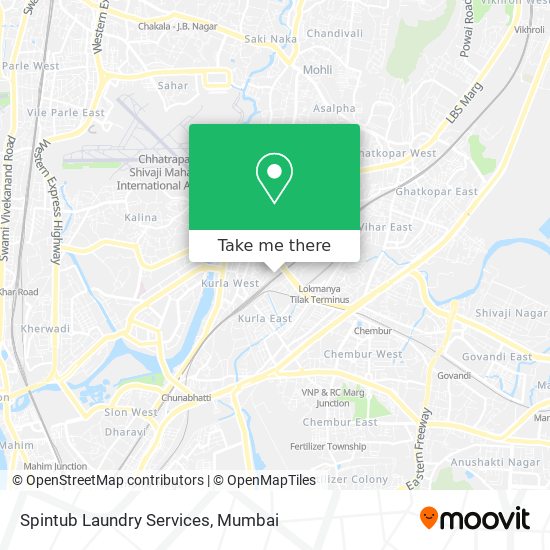 Spintub Laundry Services map