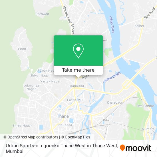 Urban Sports-c.p.goenka Thane West in Thane West map