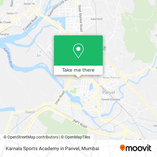 Karnala Sports Academy in Panvel map