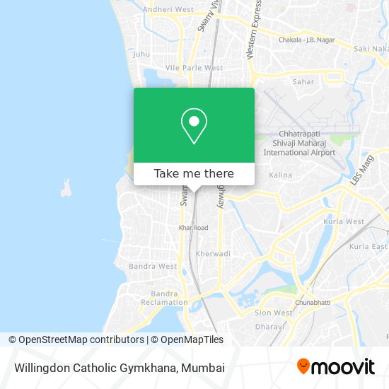 Willingdon Catholic Gymkhana map