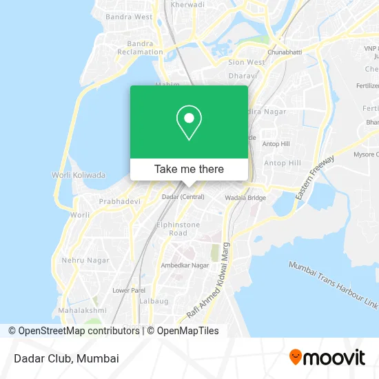 Dadar Club map