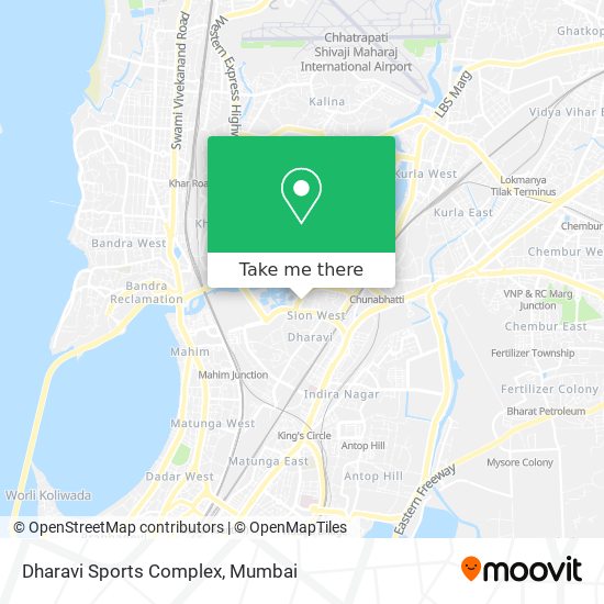 Dharavi Sports Complex map