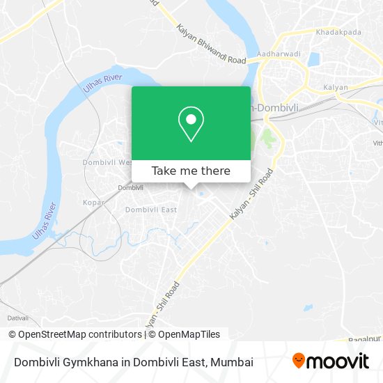 Dombivli Gymkhana in Dombivli East map