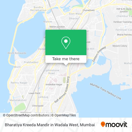 Bharatiya Kreeda Mandir in Wadala West map