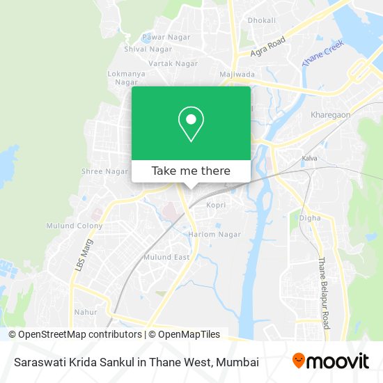 Saraswati Krida Sankul in Thane West map