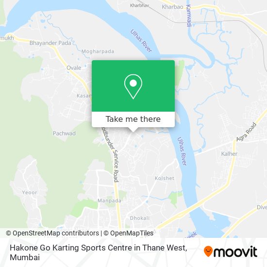 Hakone Go Karting Sports Centre in Thane West map