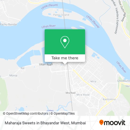 Maharaja Sweets in Bhayandar West map