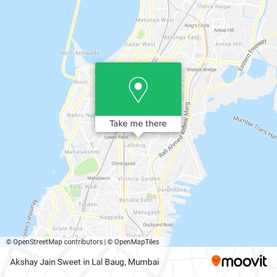 Akshay Jain Sweet in Lal Baug map