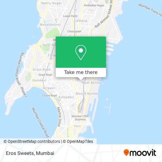 Eros Sweets map