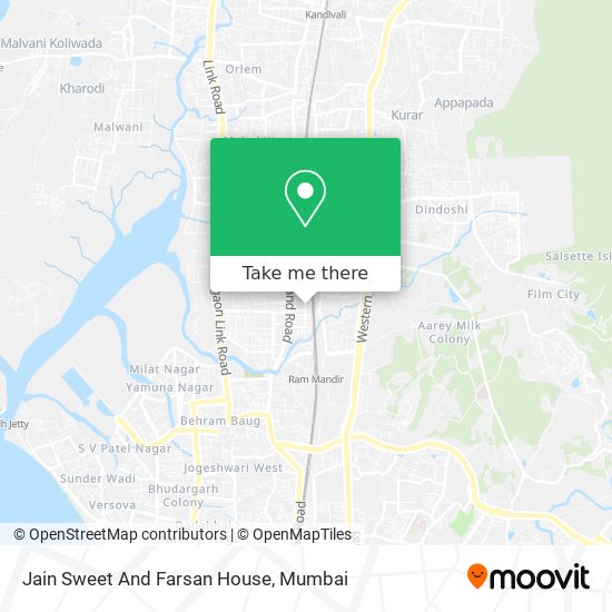 Jain Sweet And Farsan House map