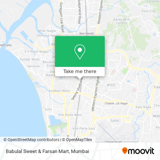 Babulal Sweet & Farsan Mart map