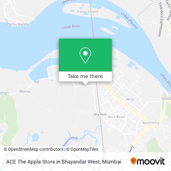 ACE The Apple Store in Bhayandar West map