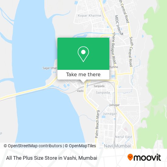 All The Plus Size Store in Vashi map