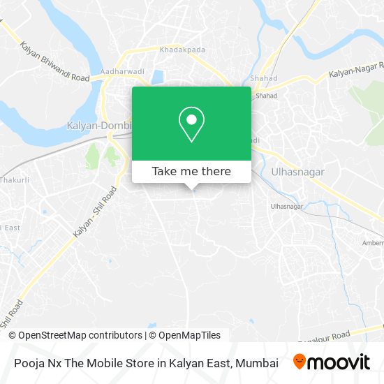 Pooja Nx The Mobile Store in Kalyan East map