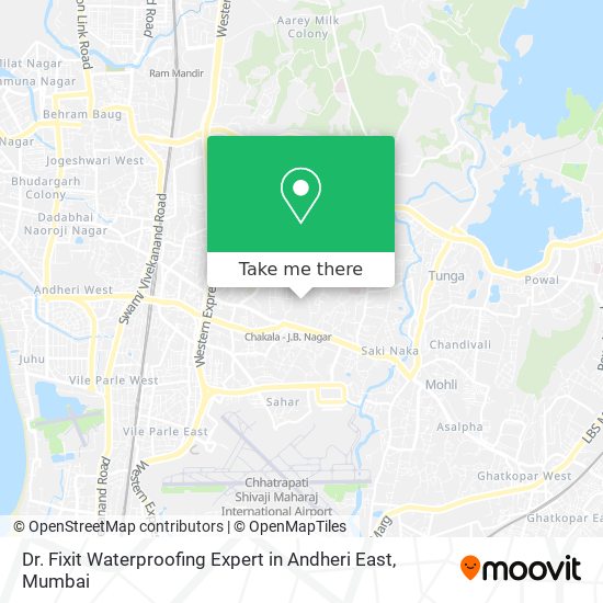 Dr. Fixit Waterproofing Expert in Andheri East map