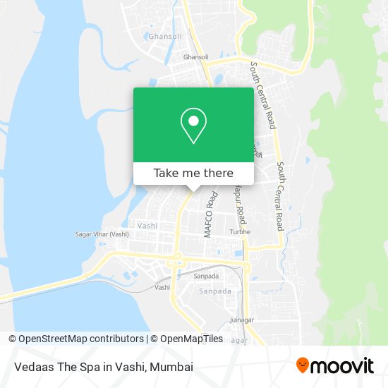 Vedaas The Spa in Vashi map