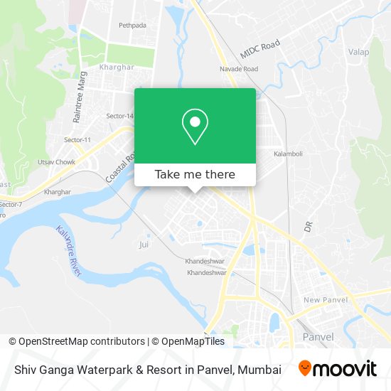 Shiv Ganga Waterpark & Resort in Panvel map