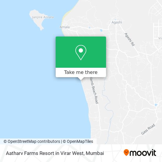 Aatharv Farms Resort in Virar West map