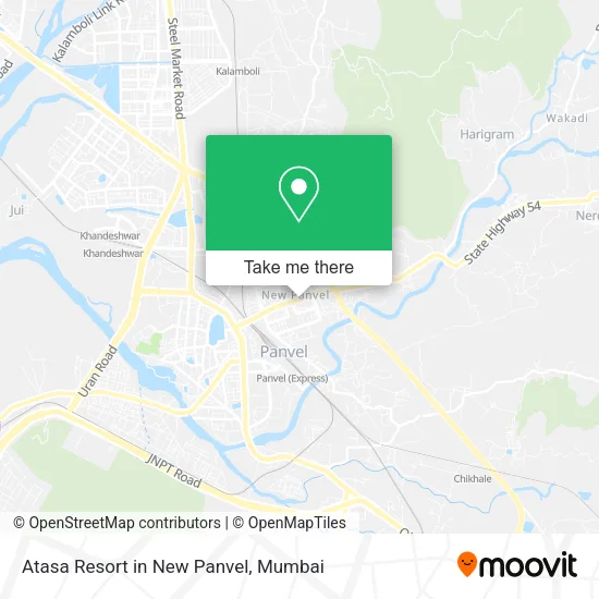 Atasa Resort in New Panvel map