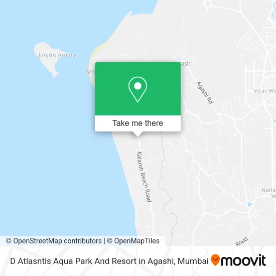 D Atlasntis Aqua Park And Resort in Agashi map