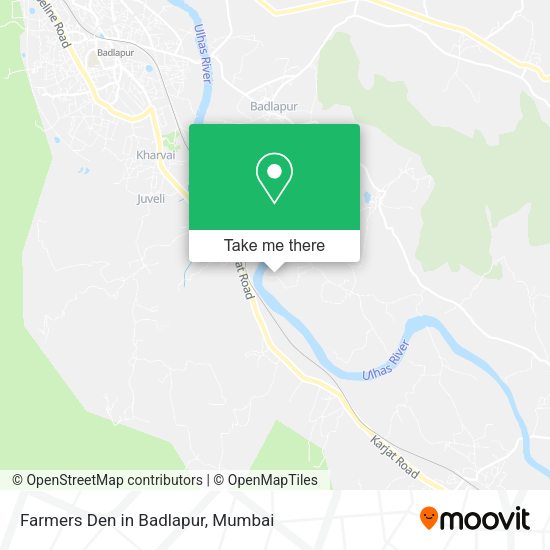 Farmers Den in Badlapur, Mumbai, Devaloli, Maharashtra 421503, India map