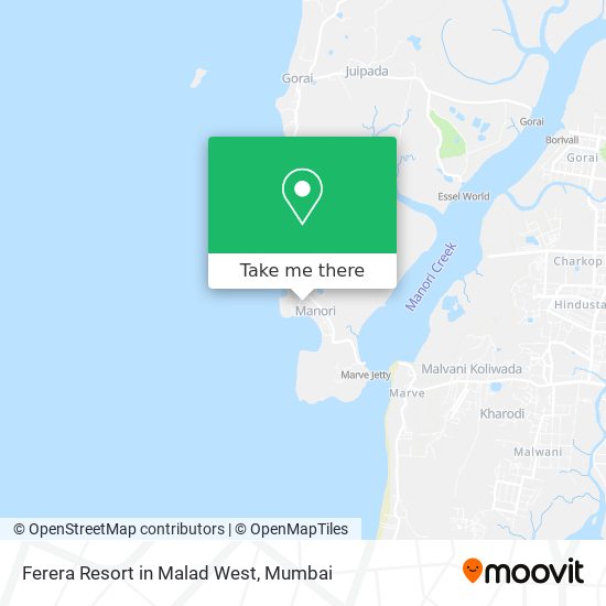 Ferera Resort in Malad West map