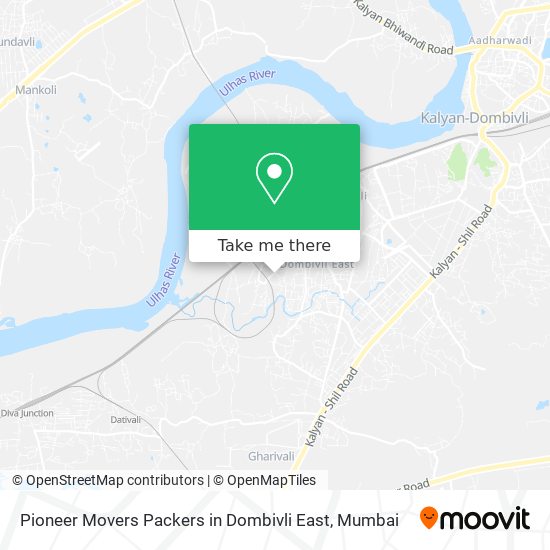 Pioneer Movers Packers in Dombivli East map