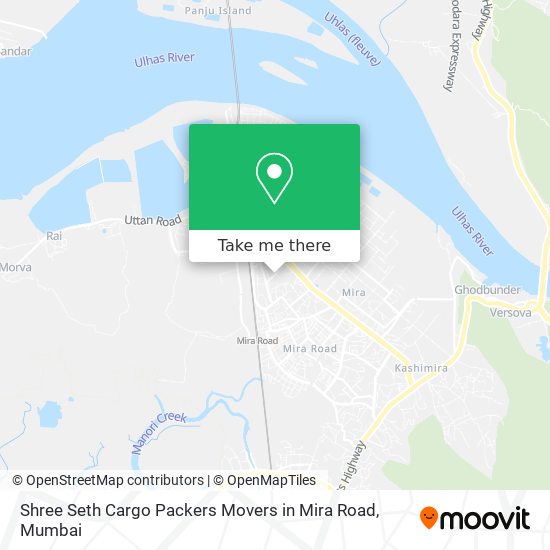 Shree Seth Cargo Packers Movers in Mira Road map