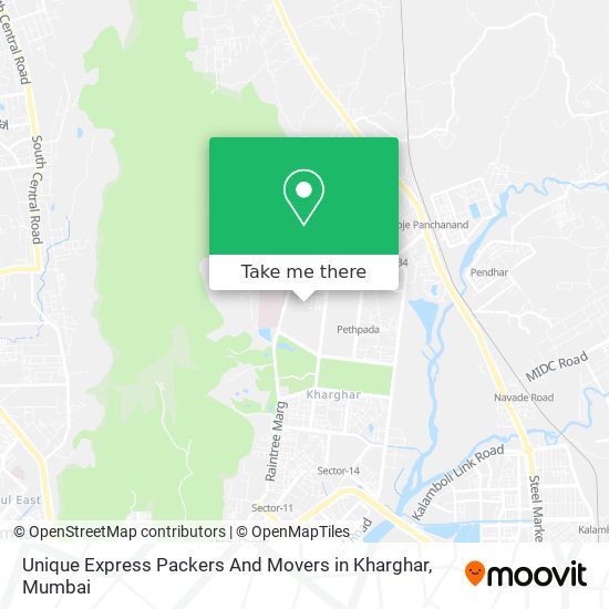 Unique Express Packers And Movers in Kharghar map