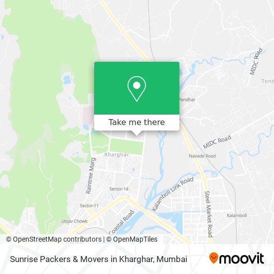 Sunrise Packers & Movers in Kharghar map