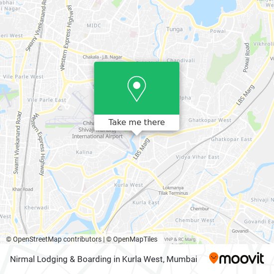 Nirmal Lodging & Boarding in Kurla West map