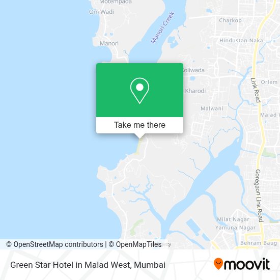 How to get to Hotel Green Star Lodging in Malad West by Bus or Train?