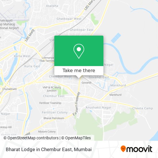 Bharat Lodge in Chembur East map