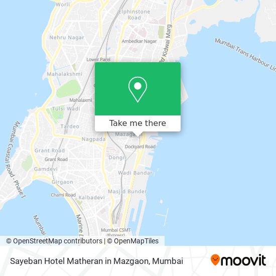 Sayeban Hotel Matheran in Mazgaon map