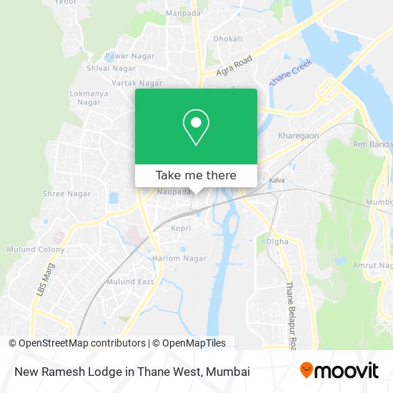 New Ramesh Lodge in Thane West map