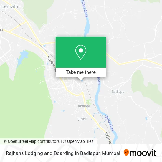 Rajhans Lodging And Boarding in Badlapur map