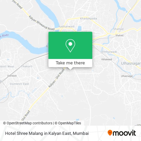 Hotel Shree Malang in Kalyan East map
