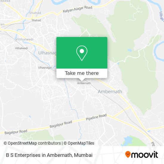 B S Enterprises in Ambernath map