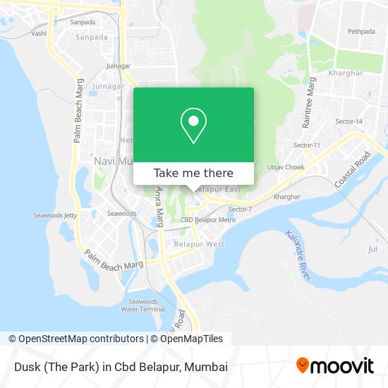 Dusk (The Park) in Cbd Belapur map
