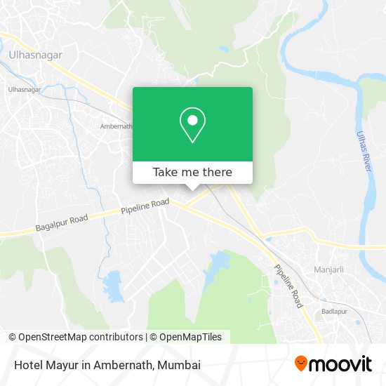 Hotel Mayur in Ambernath map