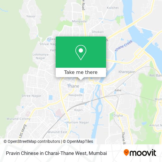 Pravin Chinese in Charai-Thane West map