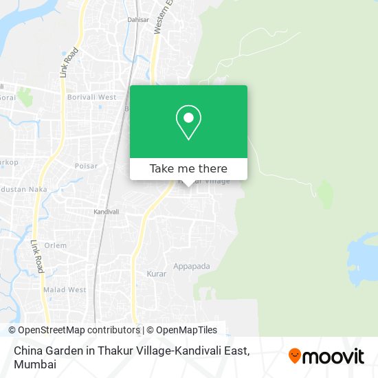 China Garden in Thakur Village-Kandivali East map