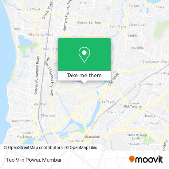 Tao 9 in Powai map