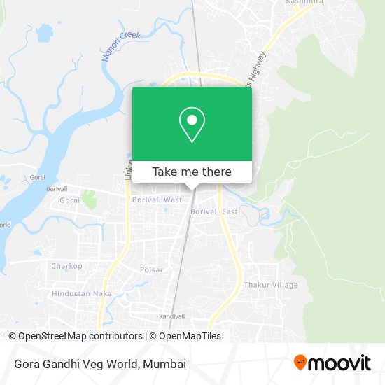 Gora Gandhi Veg World map