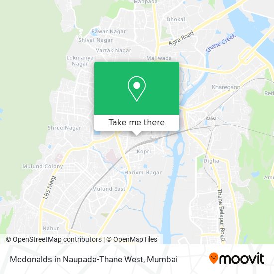 Mcdonalds in Naupada-Thane West map