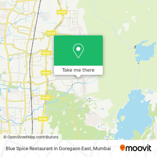 Blue Spice Restaurant in Goregaon East map