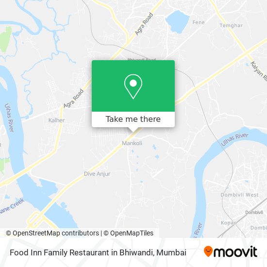 Food Inn Family Restaurant in Bhiwandi map