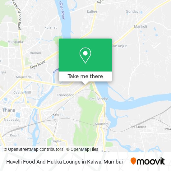 Havelli Food And Hukka Lounge in Kalwa map